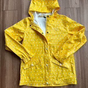 Columbia Kids' Waterproof Rain Jacket Yellow Dots